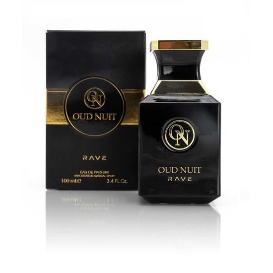 Parfum Oud Nuit 100ml de RAVE, Eau de Parfum Unisexe, de Arabe Oriental