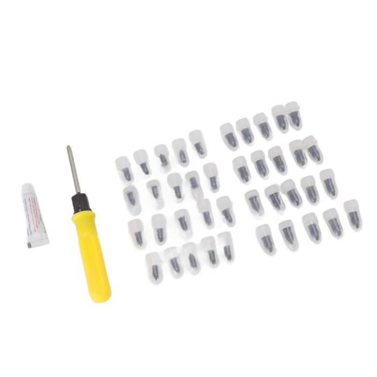 Lot De 40 Clous En Caoutchouc Pour Réparation De Pneus, Vis