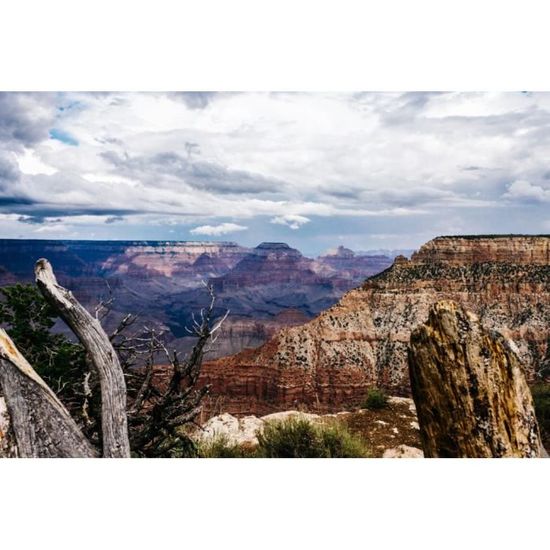 Poster Affiche Grand Canyon sous les Nuages Paysage Naturel du Farwest 31cm x 46cm