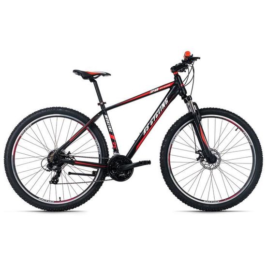 VTT semi-rigide 29" Morzine noir-rouge 53 cm KS Cycling - Adulte - Mixte - 21 vitesses - Cross country