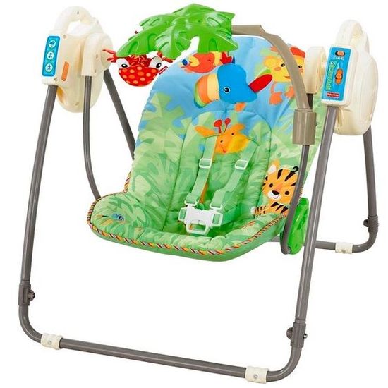 FISHER PRICE Balancelle Transportable Jungle Cdiscount Puériculture