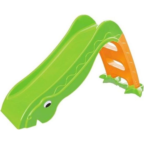 DINO Toboggan enfant glisse de 114 cm intérieur extérieur Vert