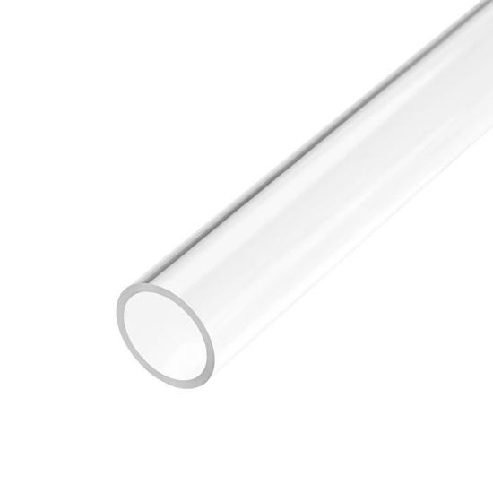 Lot De 4 Tubes Acrylique Rigides Transparents 8mm ID / 10mm OD – 305 Mm, Idéal Pour Éclairage, Plomberie Et Bricolage