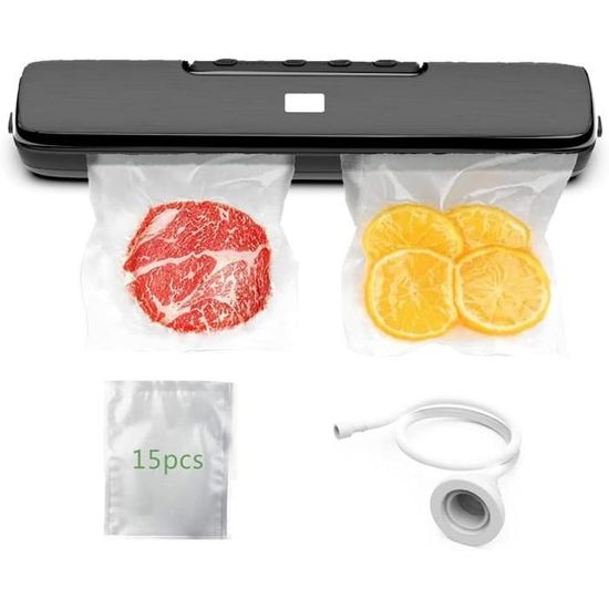 Machine Sous Vide Alimentaire DeeprBetter 90kPa – Double Pompe, Scellage Large 13mm, 15 Sacs