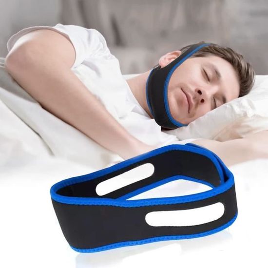 Mentonnière Anti-ronflement - Bandeau De Maintien Pour Le Menton - Neuf - Pour Un Sommeil Plus Calme