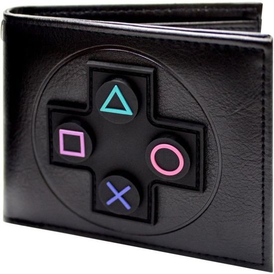 Portefeuille Game Boy Style - Portefeuille Bi-Fold Avec Emplacements Cartes, Gris
