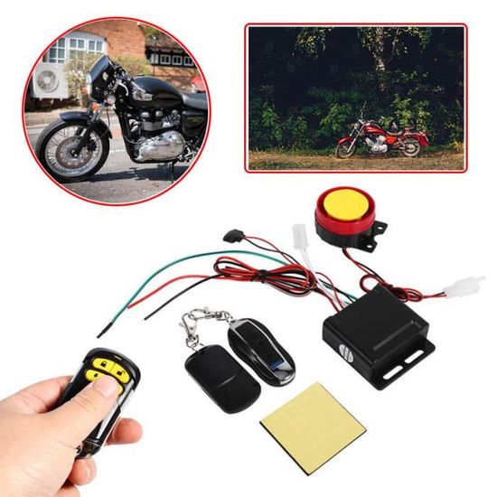 Allarme Antifurto Universale 12V 125db Per Moto: Wireless Con Telecomando E Avviamento A Distanza – Sensibilità Regolabile - 6