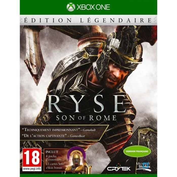 Microsoft Ryse Goty Edition Légendaire Jeu Xbox One