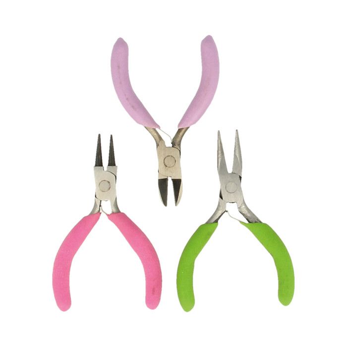 Kit de 3 mini pinces à bijoux - Artémio Non Pertinent