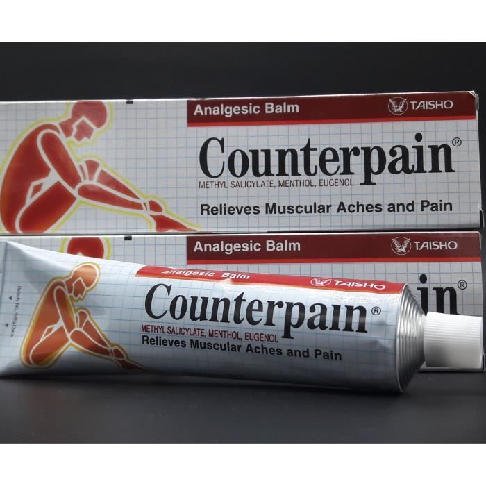 Lot 2 Baume Counterpain Chaud & Grand Format 120 Grams - Sport Effort Muscle - Suivi Offert