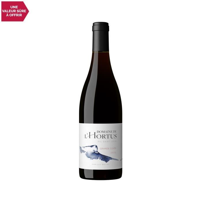 Pic Saint-Loup Grande Cuvée Rouge 2020 - 75cl - Domaine de l'Hortus - Vin AOC Rouge du Languedoc - Roussillon - Cépages Syrah, Grena