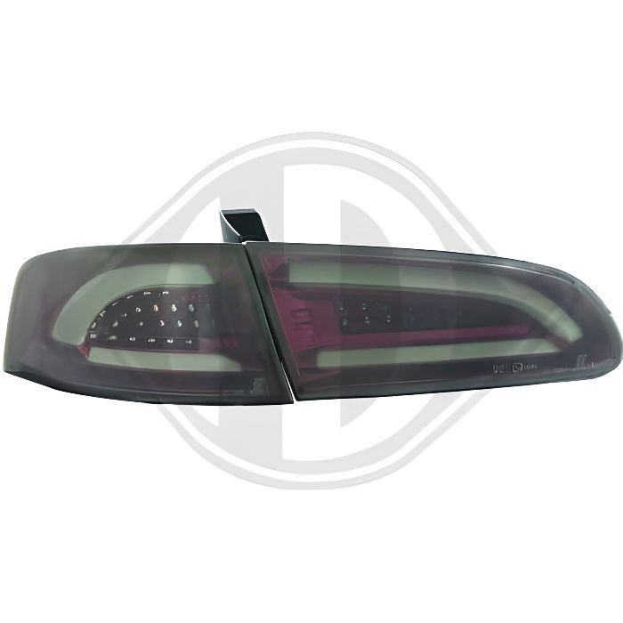 7425996 , Paire de feux arrière noir fumé pour SEAT Ibiza de type 6L de 2002 a 2008