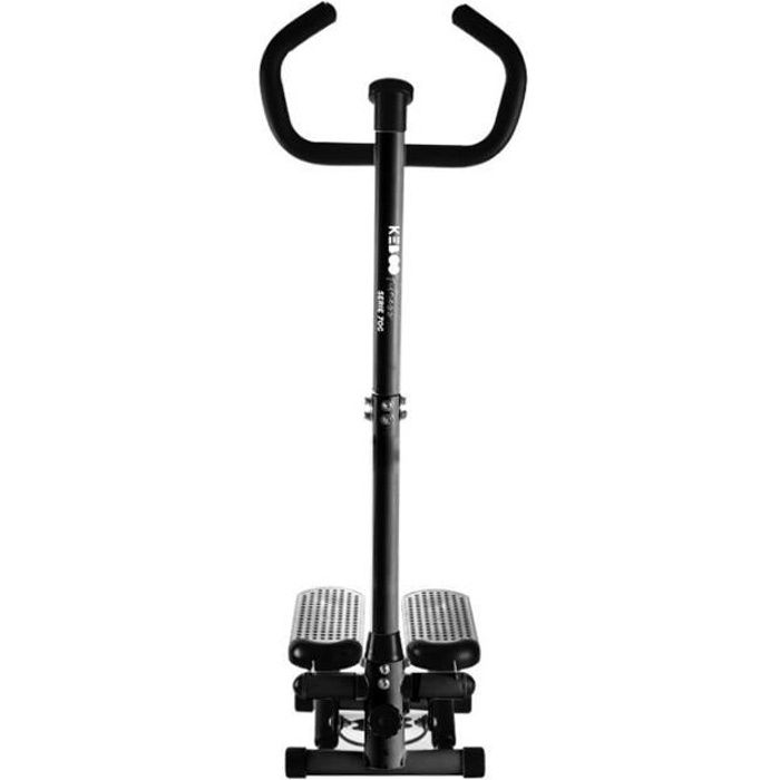 Mini Stepper Aérobic Entraînement Fitness avec Guidon Keboo Serie 700 Écran 33x34x112 cm