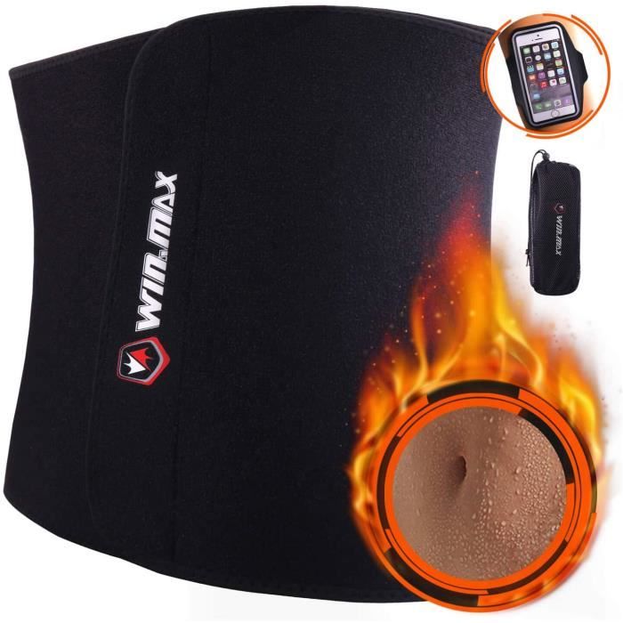 CEINTURE DE FORCE CEINTURE MINCEUR Cette ceinture de sudation homme et femme augmente la transpiration naturelle par effet saun4