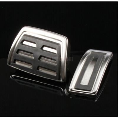 Pédalier,Couvercle de pédale de voiture en acier inoxydable pour Volkswagen, pour VW Polo, Bora, Jetta, Golf 4 MK4 IV - Type AT