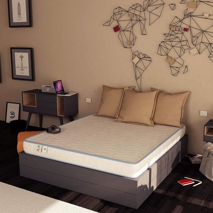 Matelas BASIC H14 140x190 cm Mousse orthopédique -Comfort Ferme