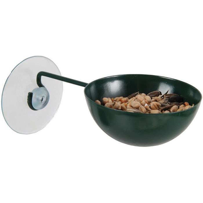 Coupe mangeoire à ventouse pour oiseaux