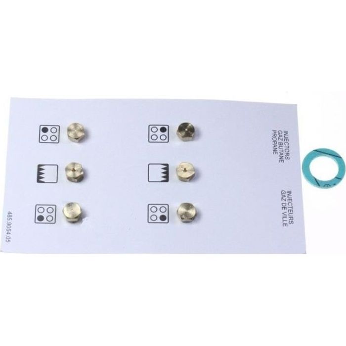 KIT INJECTEUR POUR CUISINIERE GAZ NATUREL GORENJE F133164 - CSG52000DW 7787187601 4431910055 BEKO - BVMPièces