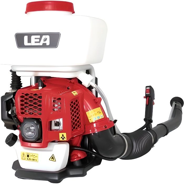 Pulvérisateur à dos atomiseur thermique 43 cm3 14 litres LEA LE87427 poudre et liquide