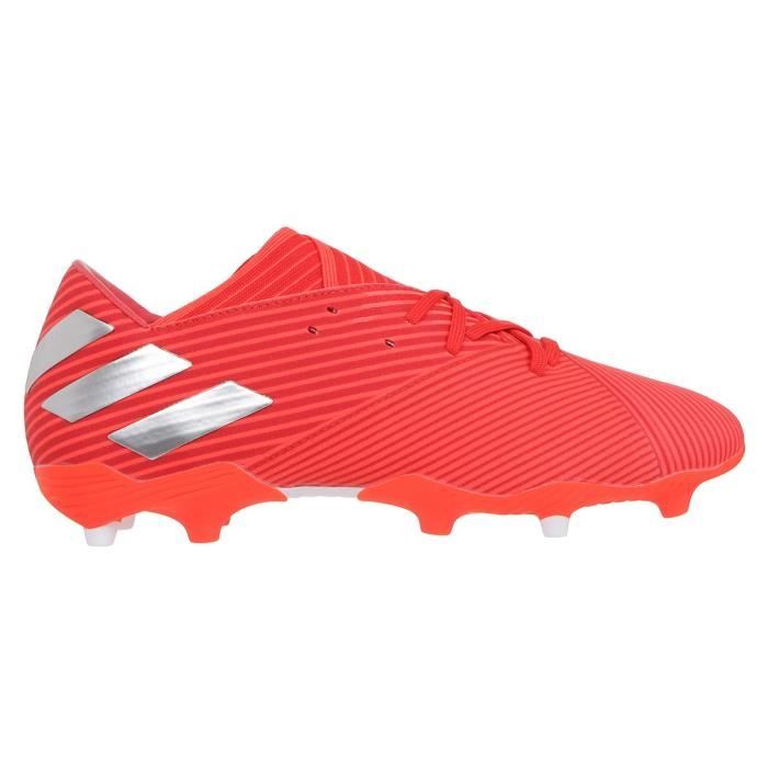 ADIDAS PERFORMANCE Chaussures de Football Nemeziz 19.2 FG - Enfant - Rouge/Argent