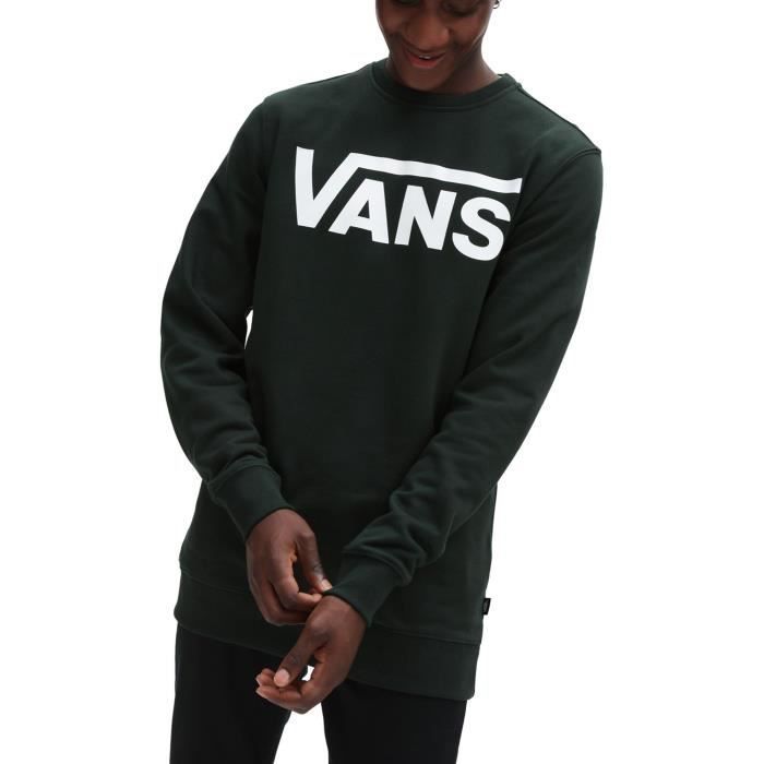 Vans Sweatshirt Classic II Vert pour Homme