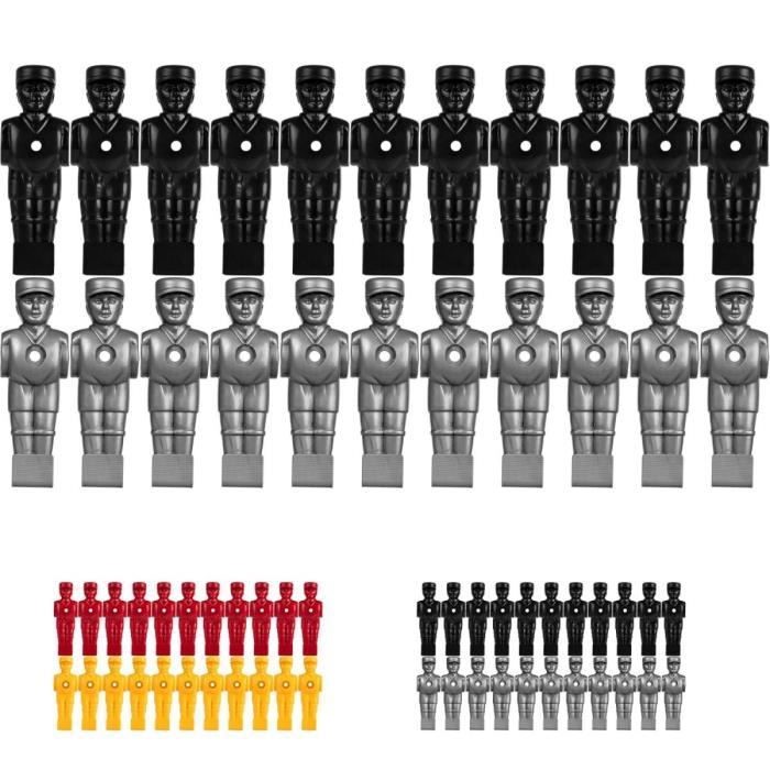 TUNIRO Figurines pour barres de 15,9 mm noir et gris