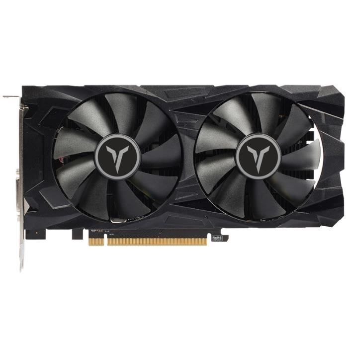 Yeston RX560D-4G D5 GAEA Carte Graphique Double Ventilateur de Refroidissement 4 Go de MéMoire GDDR5 128 Bits DP + HD + DVI-D GPU