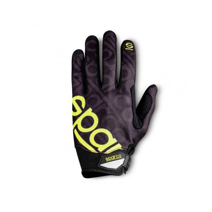 Kit Athletisme - Pack Athletisme - Ensemble Athletisme - Sparco - Gants de mécanicien Sparco MECA III Noir Taille S