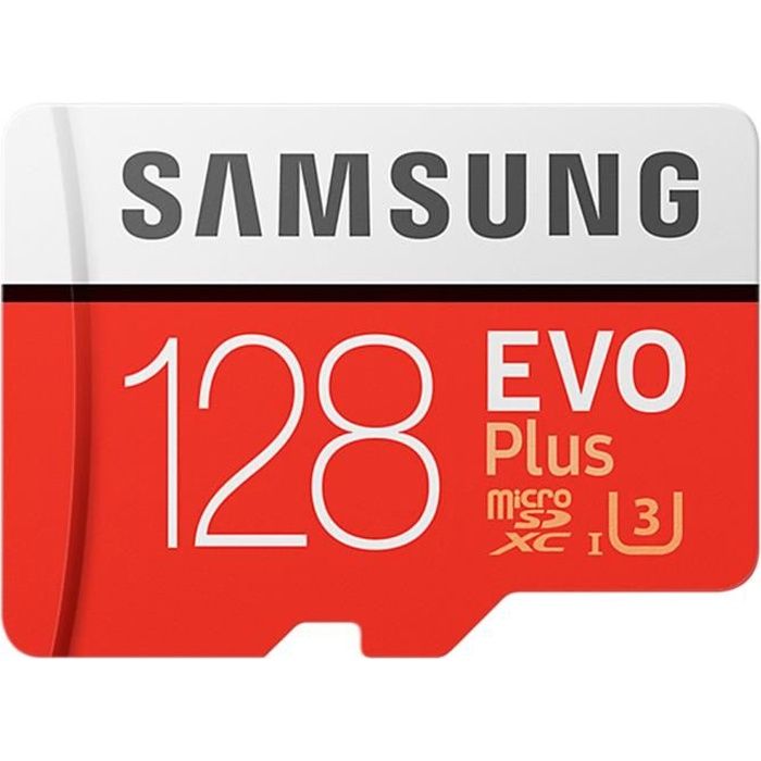 Samsung Memory 128 Go EVO Plus MicroSDXC 100 Mo / s UHS-I (U3) Classe 10 TF Carte mémoire flash MB-MC128GA / CN Haute vitesse