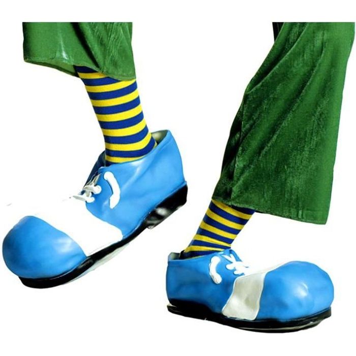 Chaussures De Clown Bleu - Adulte