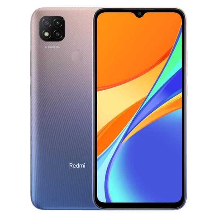 Redmi 9C 4+128Go Mauve Téléphone MediaTek Helio G35 Écran 6,53\