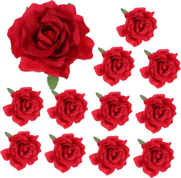 Pince à Cheveux Fleur Rose - Pour Mariée, Style Bohème, Neuf Avec étiquettes