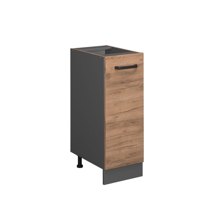 Meuble de cuisine R-Line 30cm sans PT Chêne de force doré/Anthracite Vicco 37832