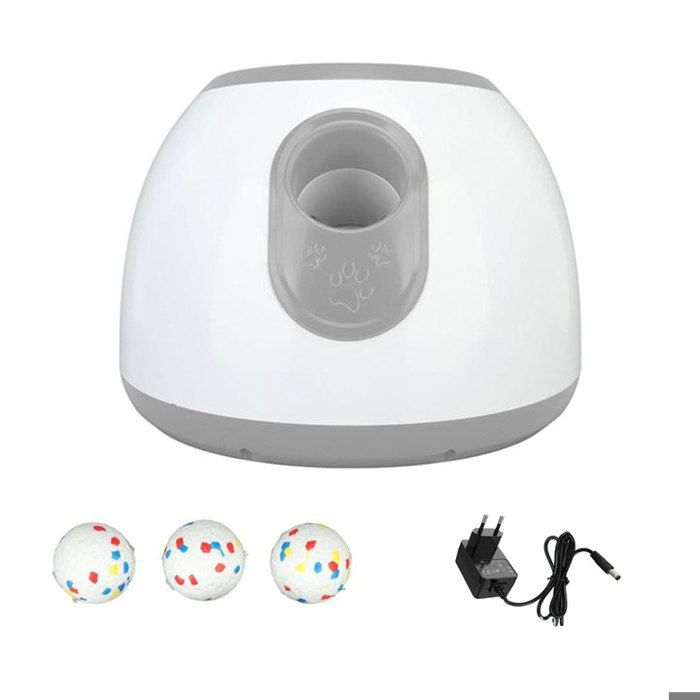 Comparer les prix de Lanceur De Balles Pour Chiens Automatique, Jouets Interactifs Pour Animaux De Compagnie, Lanceur De Balles Pour Chiens, 3 Balles