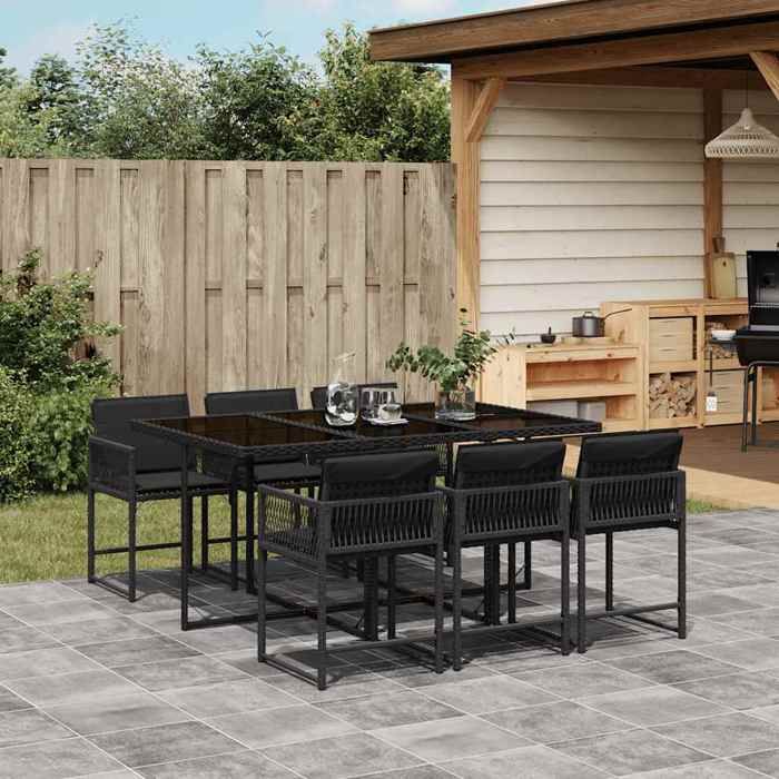 vidaXL Ensemble à manger de jardin et coussins 13 pcs 3277893