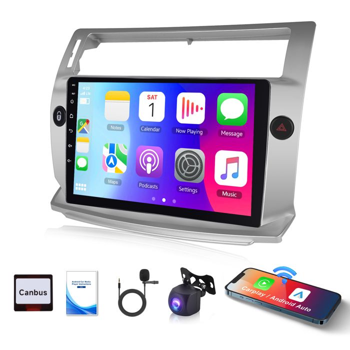 Hodozzy Android Car Radio for Citroën C4 2004-2009/C-QUATRE 2008-2011