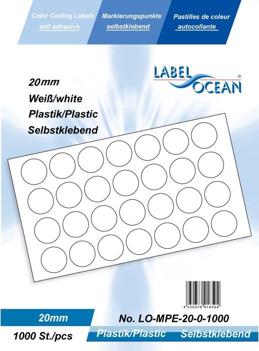 Œillets autocollants - AVERY - 200 pièces - Diamètre 13 mm - Adhésif