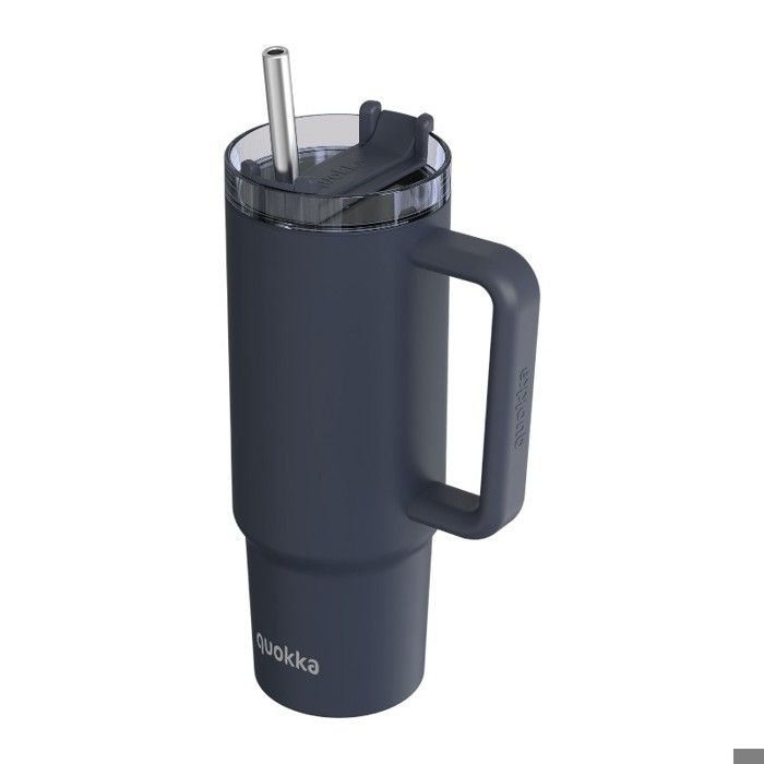 Tasse isotherme - Quokka - Stream - Acier inoxydable - 950 ml - Paille réutilisable Tasse isotherme - Quokka - Stream - Acier inoxydable - 950 ml - Paille réutilisable