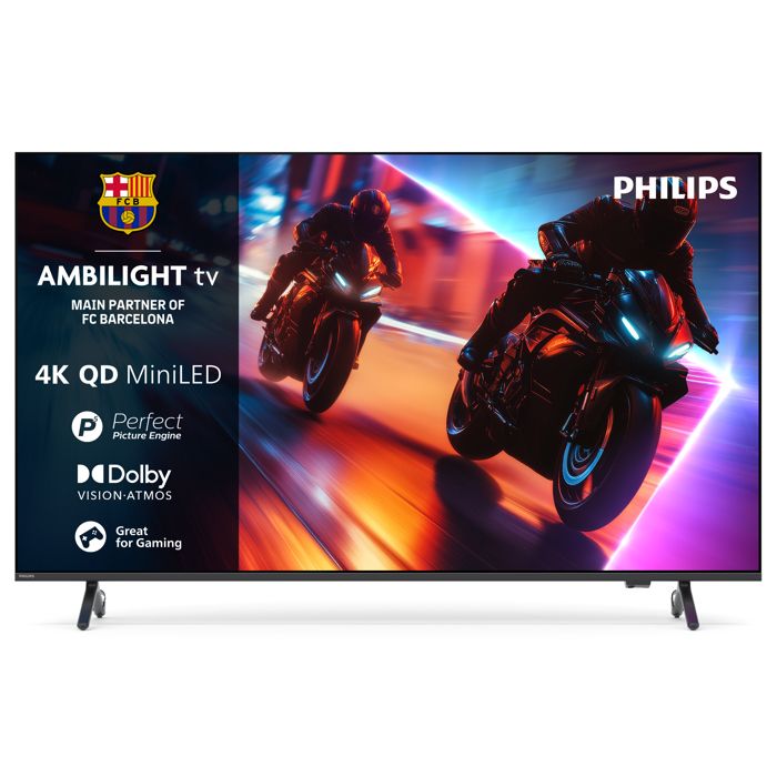 75MLED910 189cm 4K UHD QLED Ambilight VRR 144Hz Smart OS Titan 2025 - vue 6