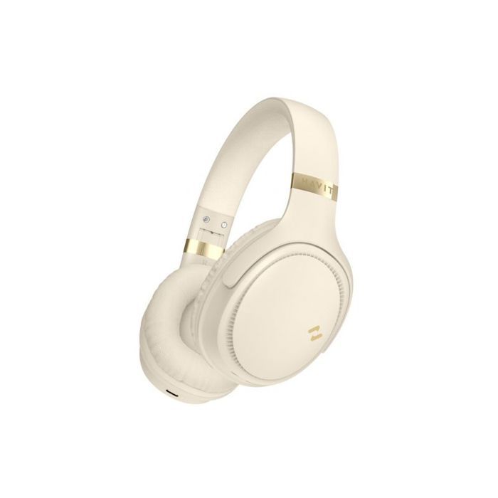 Casque Bluetooth - HAVIT - H630BT - Jaune beurre - Autonomie 36h - Sur-oreille