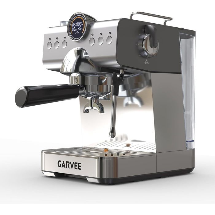 3 en 1 Machine à café espresso-TOYS S-20 BAR - 15 L- machine espresso compacte avec thermobloc fonction eau chaude