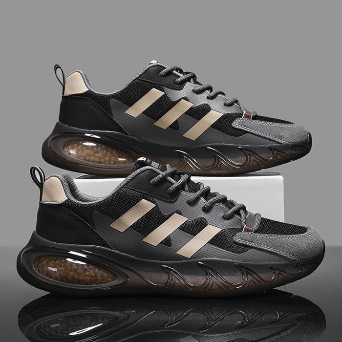 INSFITY Baskets homme Léger Respirant Semelle souple Chaussures de sportNoir