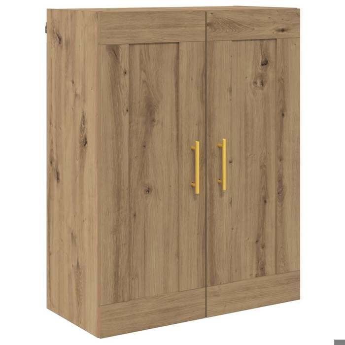 Cabinet mural(1 pc) Placard suspendue Armoire Polyvalent Chêne artisanal 69 5x34x90 cm B9238