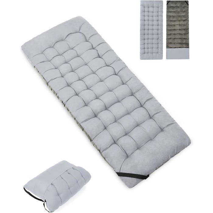 Mates de Camping Polyvalent 190 x 71 cm 2 kg pour lit de Camp lit de Camping Chaise Longue de Jardin Chaise Gris gris LIT GONFLABLE