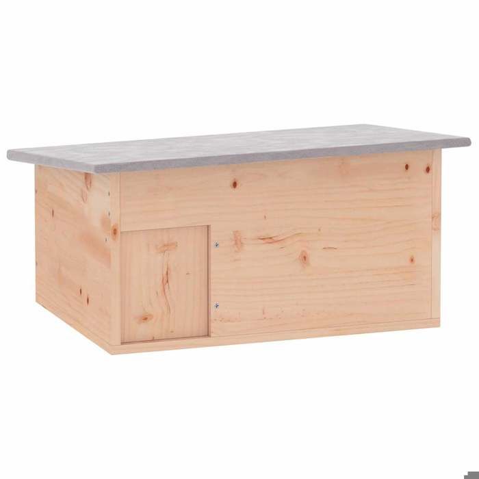 EASYLIFE Cabane pour hérisson 45x33 x2 2 cm Bois VIDAXL Cadre stable LL15965