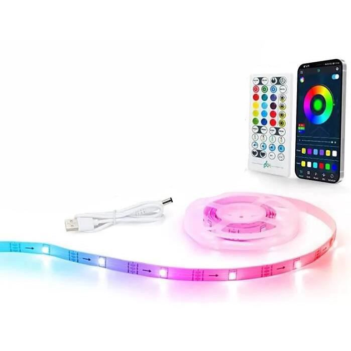 Govee Rubans LED 5M, Bandes WiFi RGB, Contrôle Intelligent par App