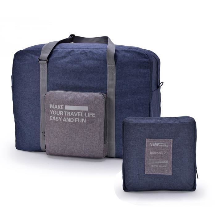 Sac De Costume Pliable Carlton International - Bagagerie Toile Noire - Occasion