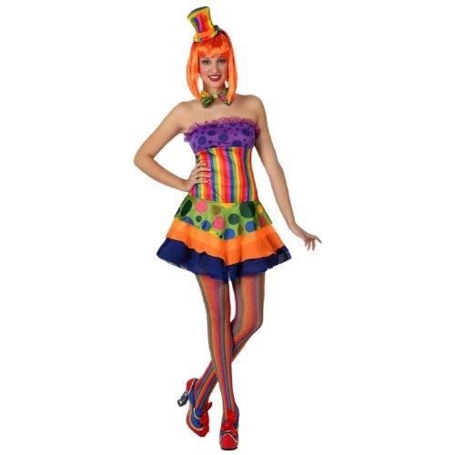 ATOSA Clown Kostüm Für Mädchen 10-12 Jahre – Beiger Overall, Für Halloween & Karneval