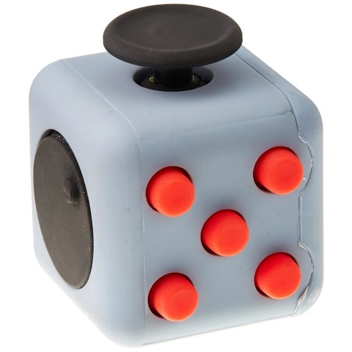 Jilibaba Fidget Toy Cube Soulage le stress et l'anxiété pour adultes et enfants 