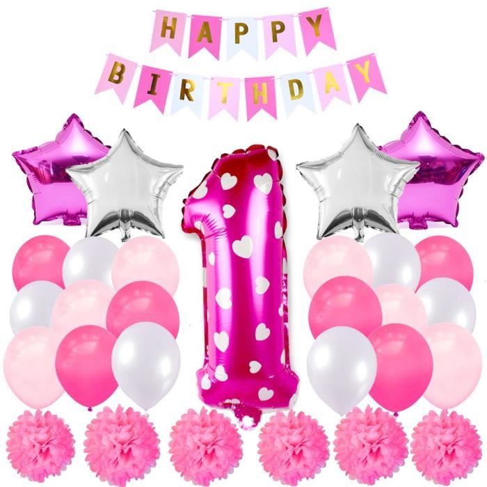 Premier Kit De Decorations D Anniversaire Pour Bebe 1 Er Ballon D Anniversaire Et Accessoires De Fete Pour Banniere Ld6ui Achat Vente Ballon Decoratif Cdiscount Premier Kit De Decorations D Anniversaire Pour Bebe 1 Er Ballon D Anniversaire Et Accessoires De Fete Pour Banniere Ld6ui Achat Vente Ballon Decoratif Cdiscount